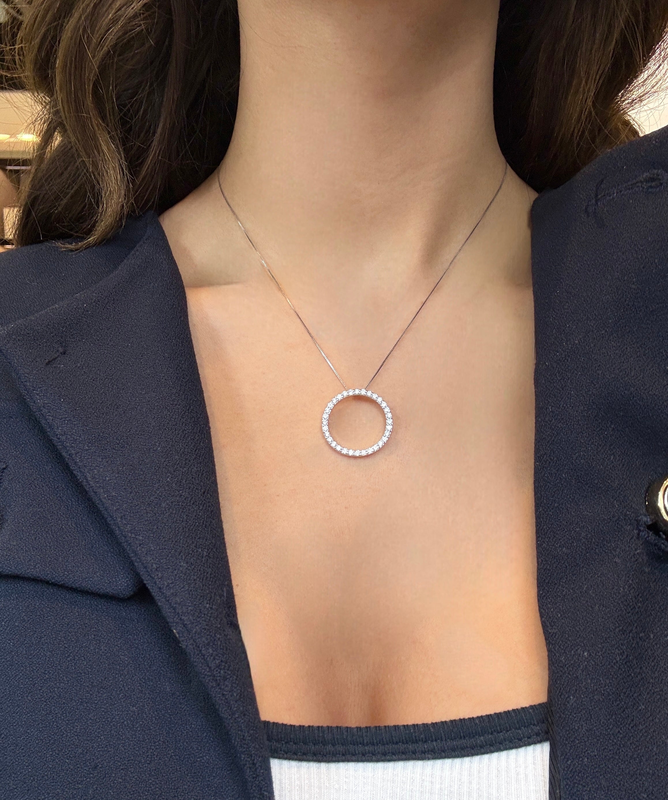 Open Circle Necklace