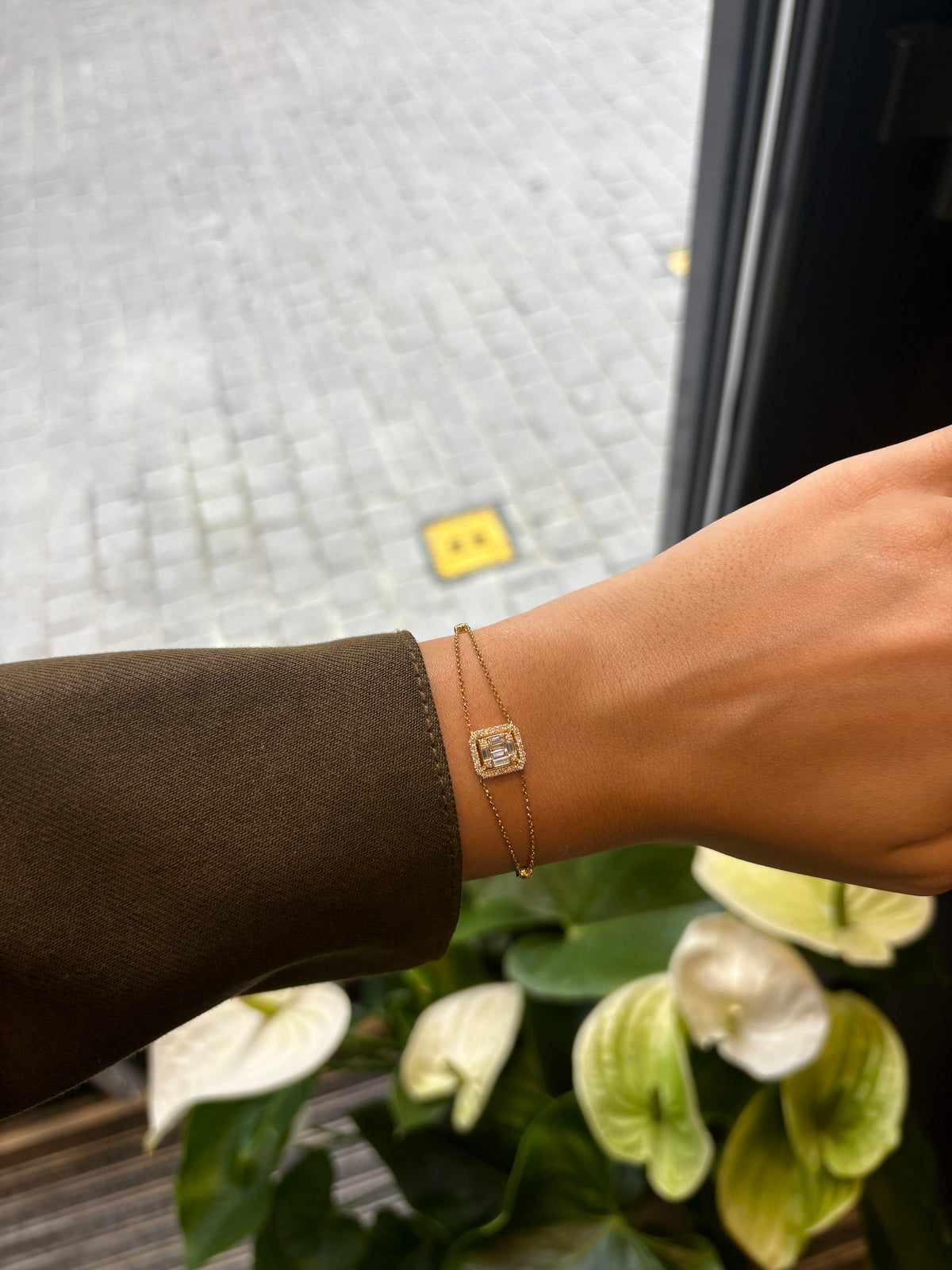 Emerald Diamond Bracelet