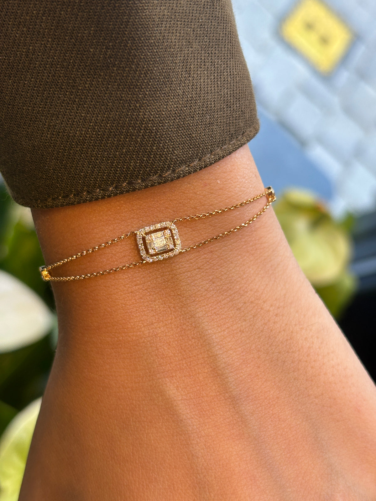 Baguette Diamond Bracelet