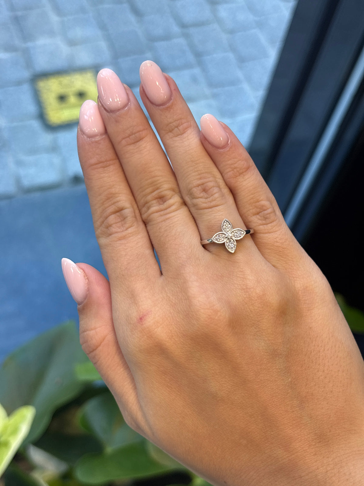 Floral Diamond Ring