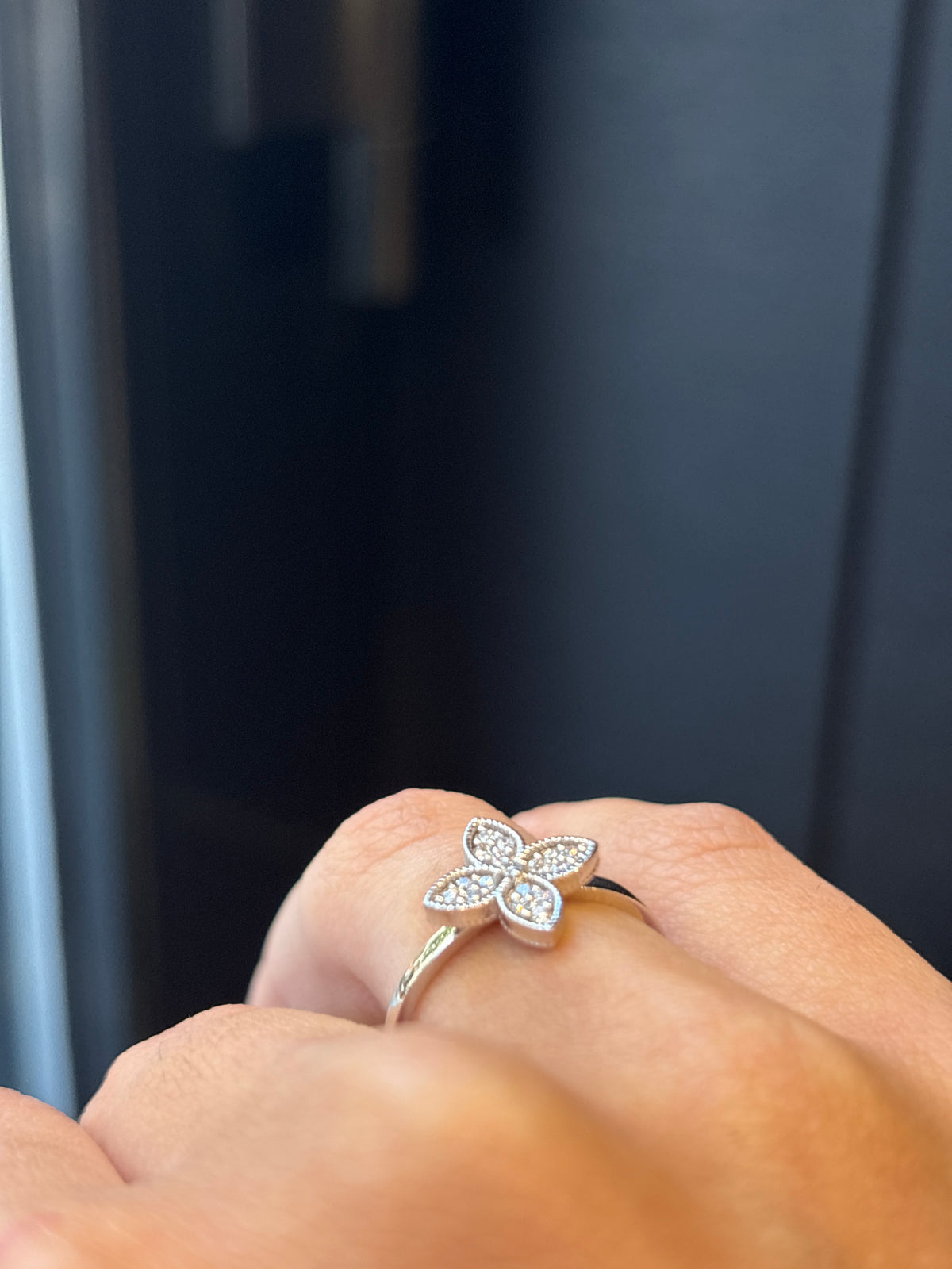Floral Diamond Ring