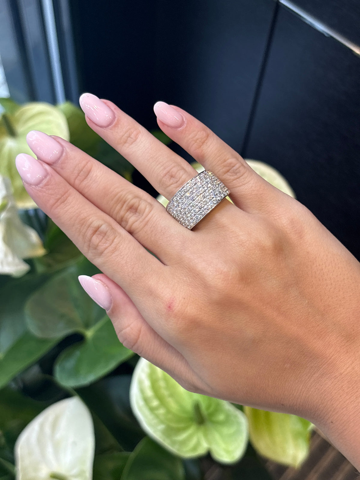 Classic Pavé Diamond Ring