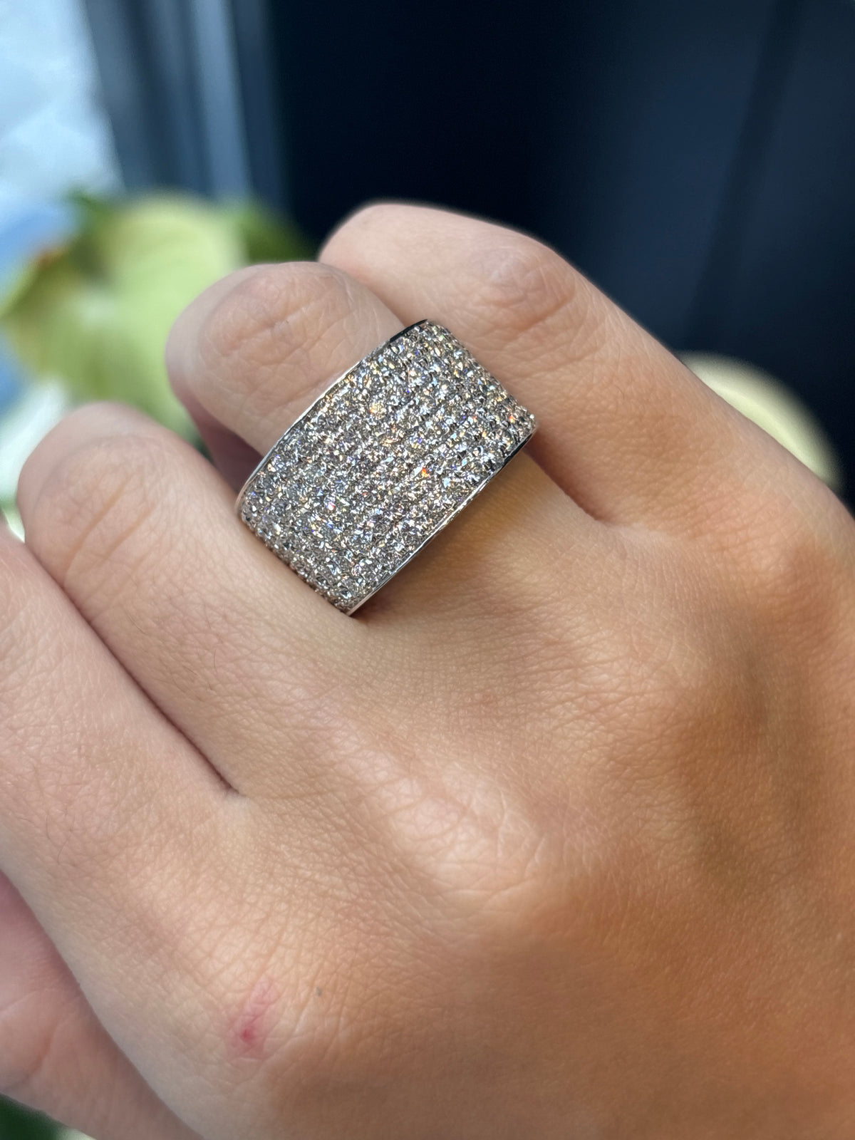 Classic Pavé Diamond Ring
