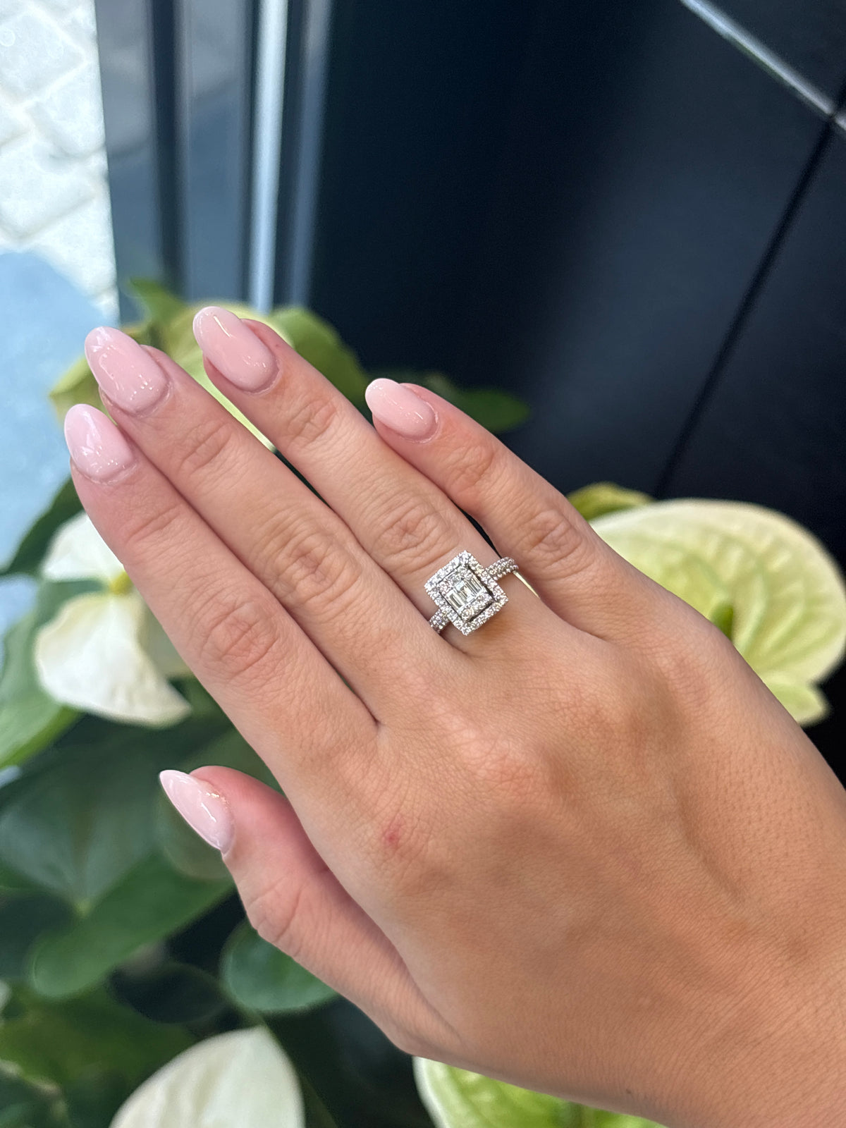 Emerald Diamond Ring