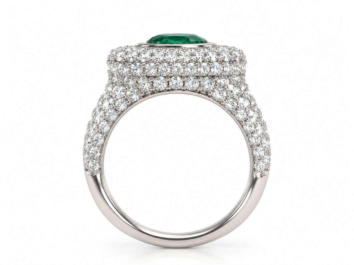Green Pinky Heart