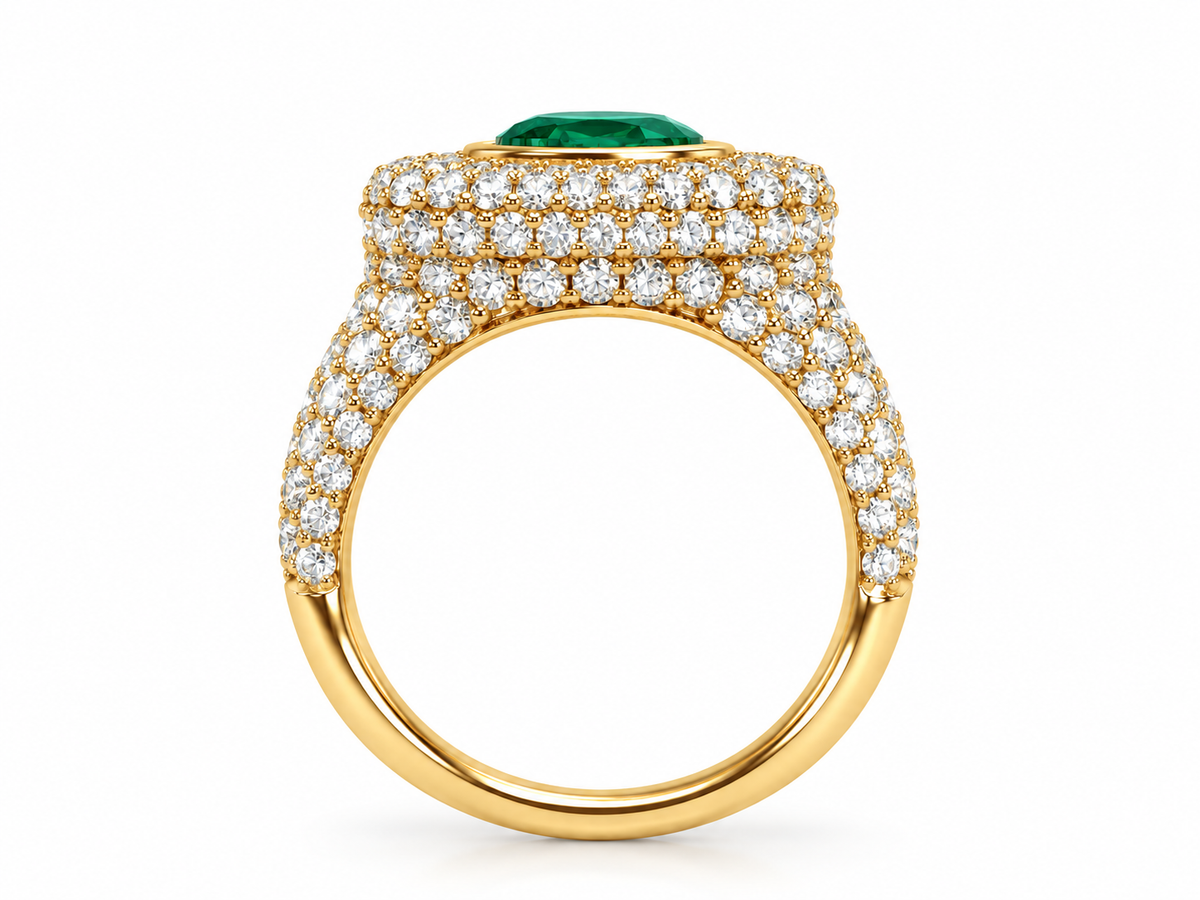 Green Pinky Heart