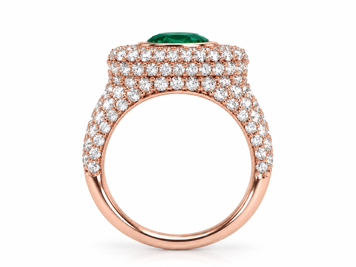 Green Pinky Heart