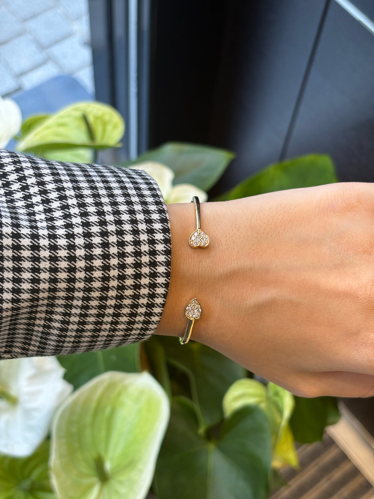 Pear Heart Duo Bracelet