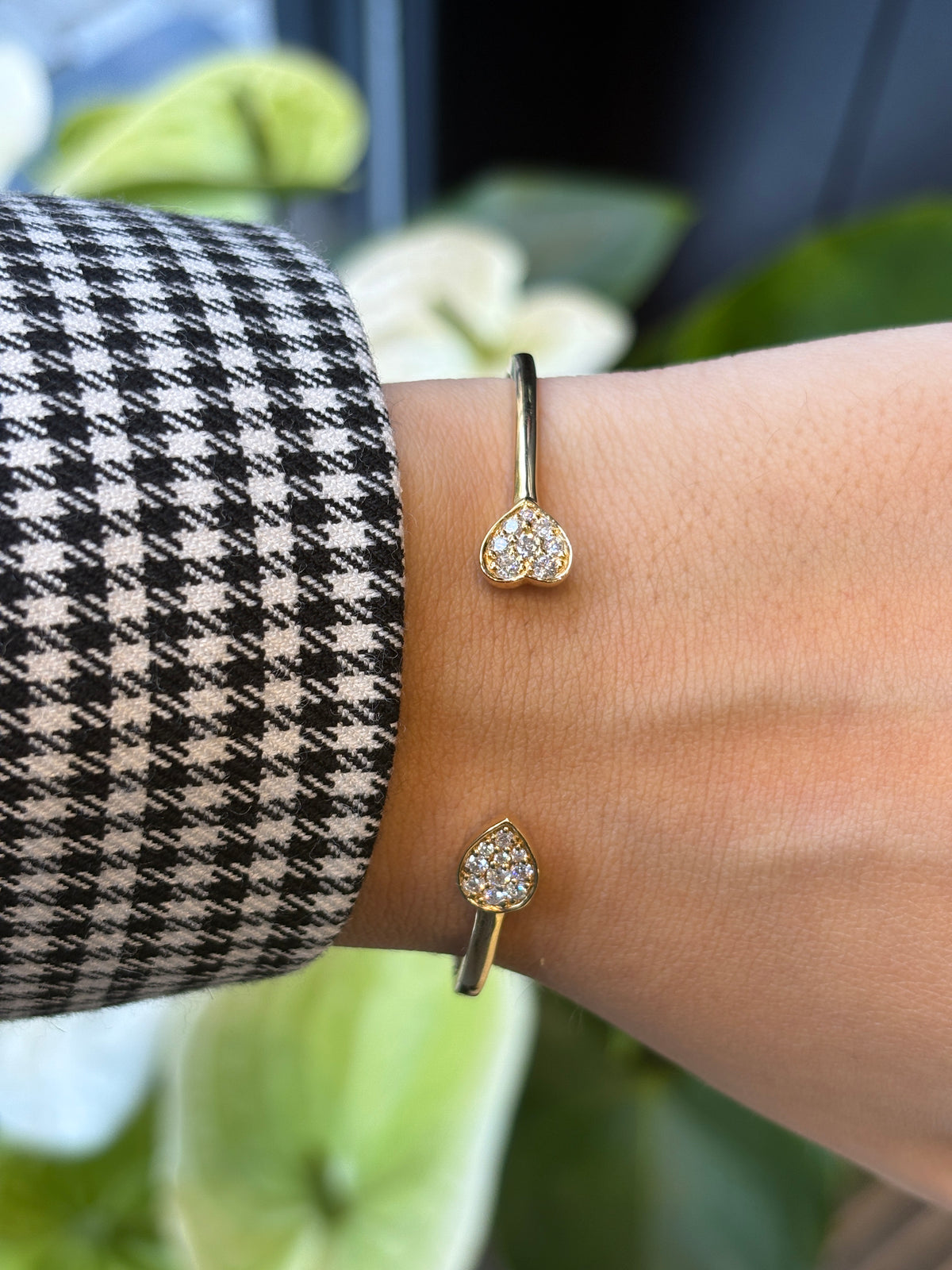 Pear Heart Duo Bracelet