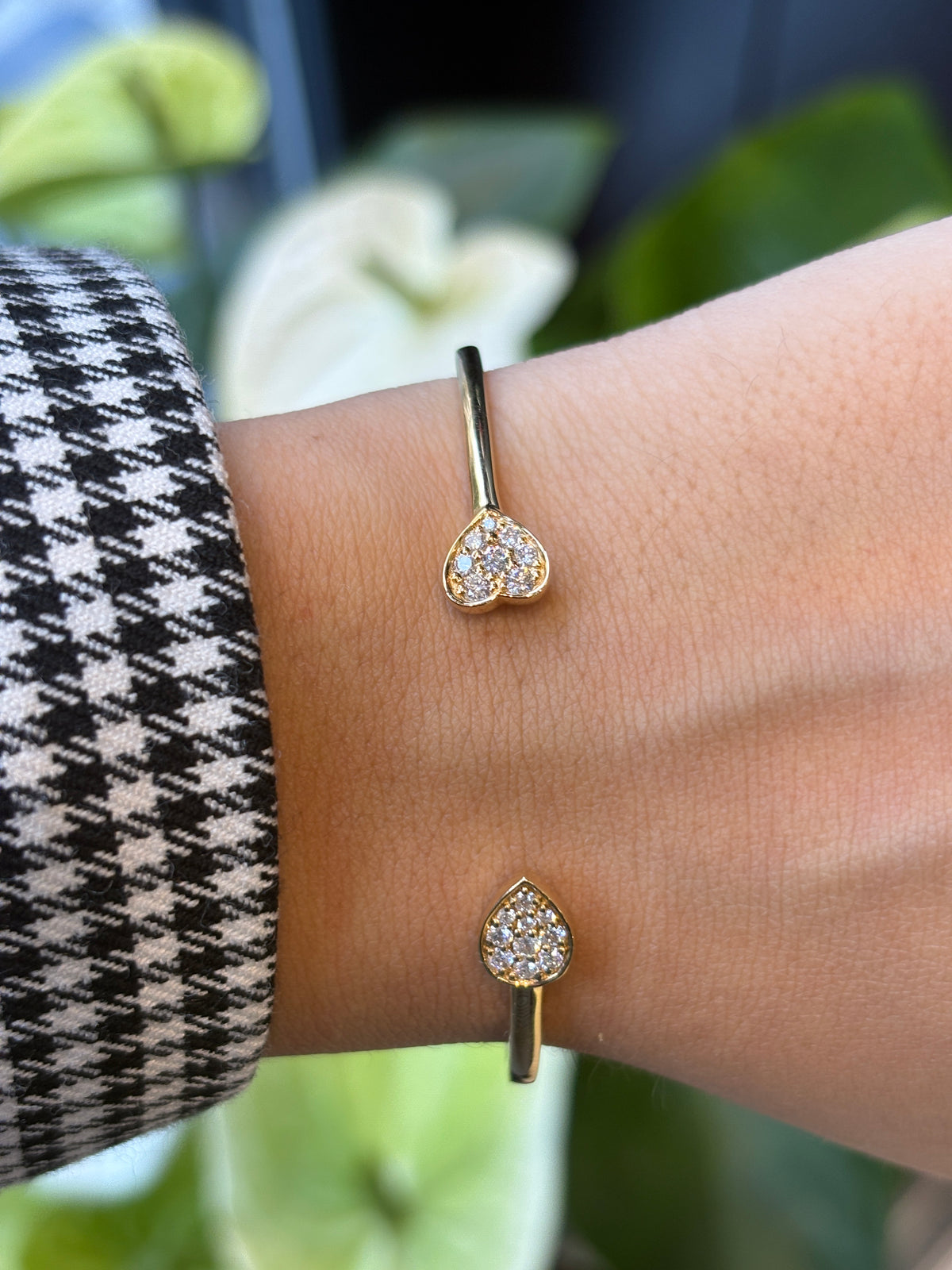 Pear Heart Duo Bracelet
