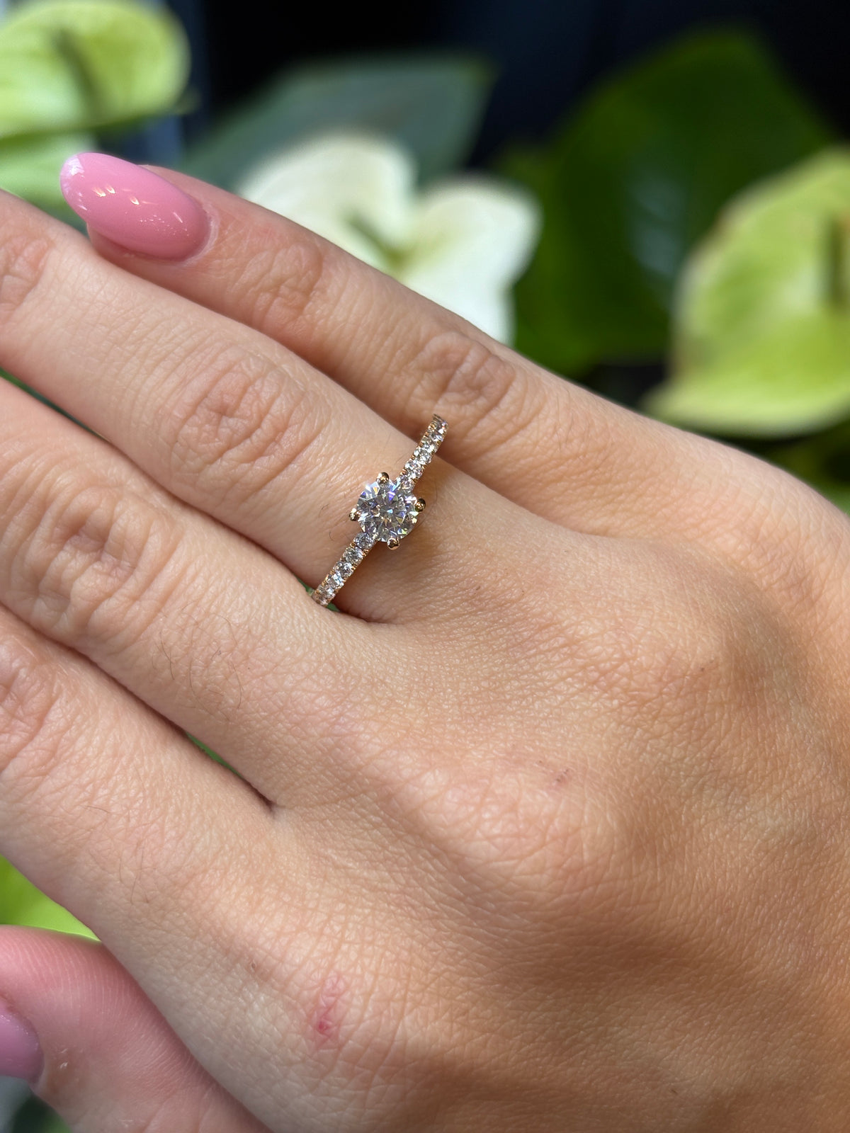 The Éclat Solitaire Ring