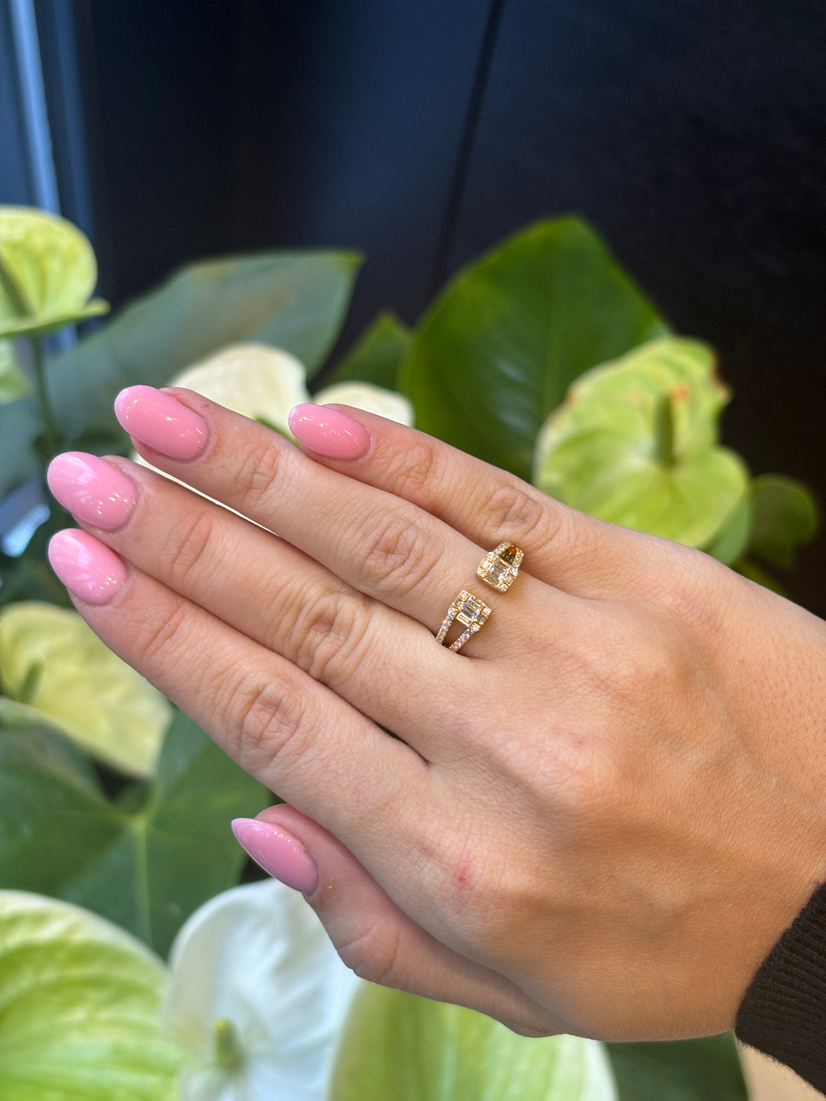 Open Diamond Ring