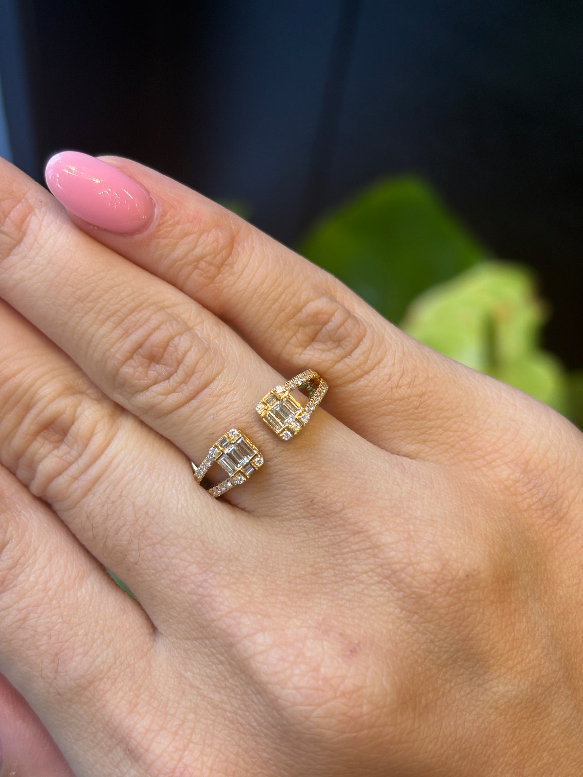 Open Diamond Ring