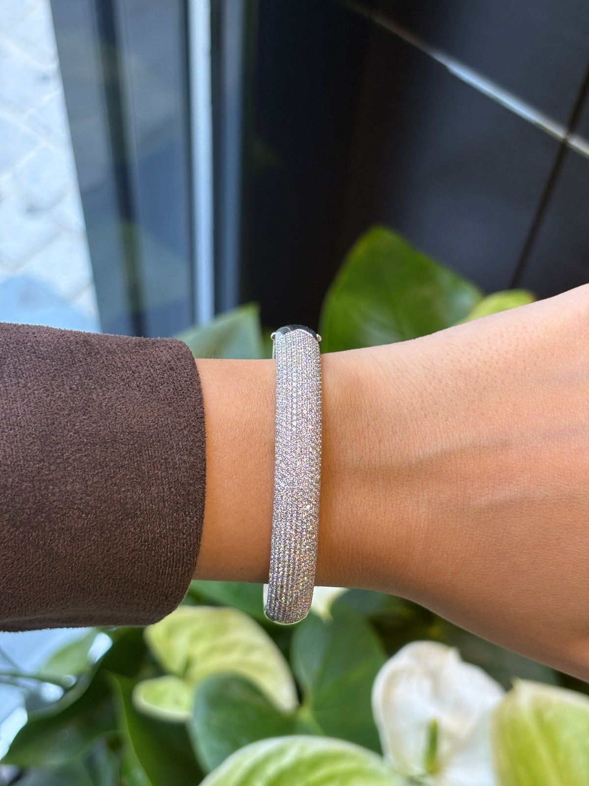 Pavé Diamond Bangle