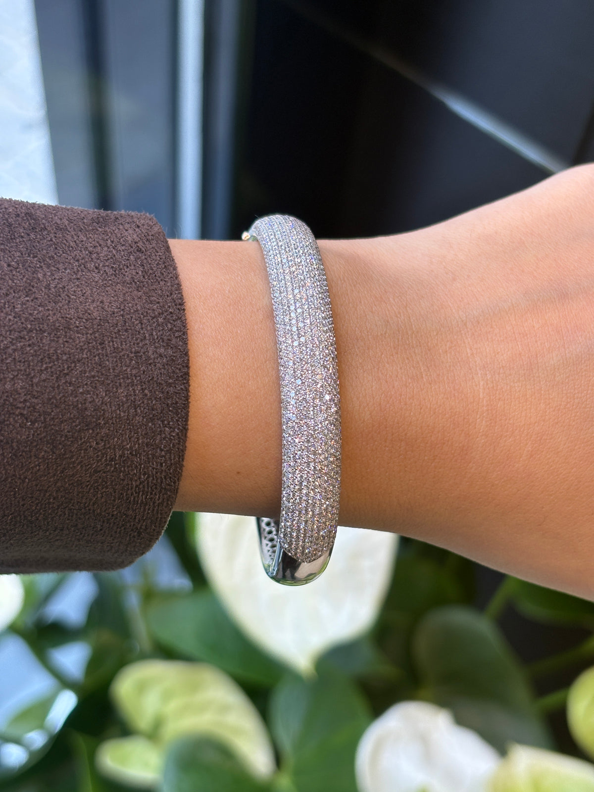 Pavé Diamond Bangle