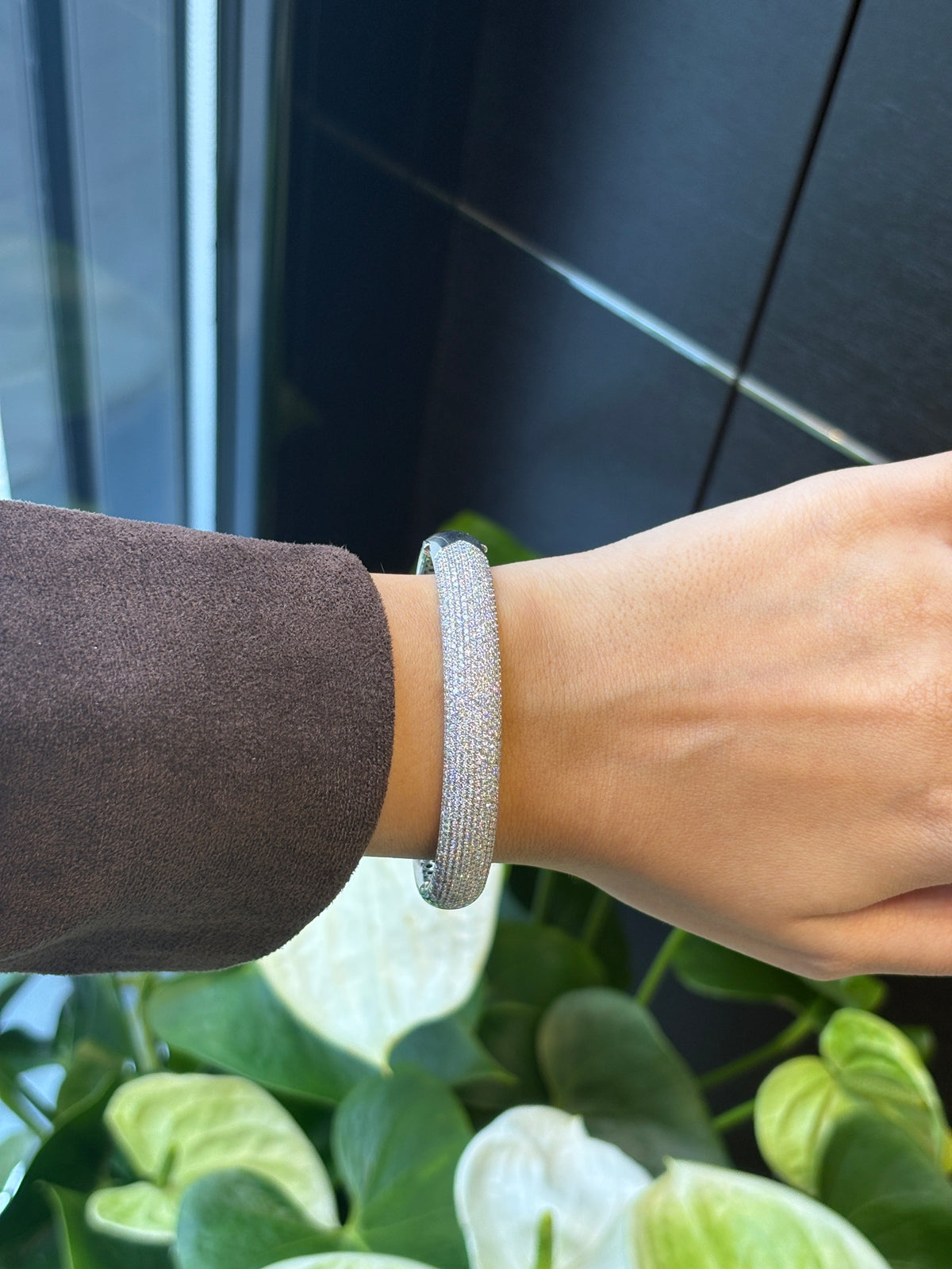 Pavé Diamond Bangle