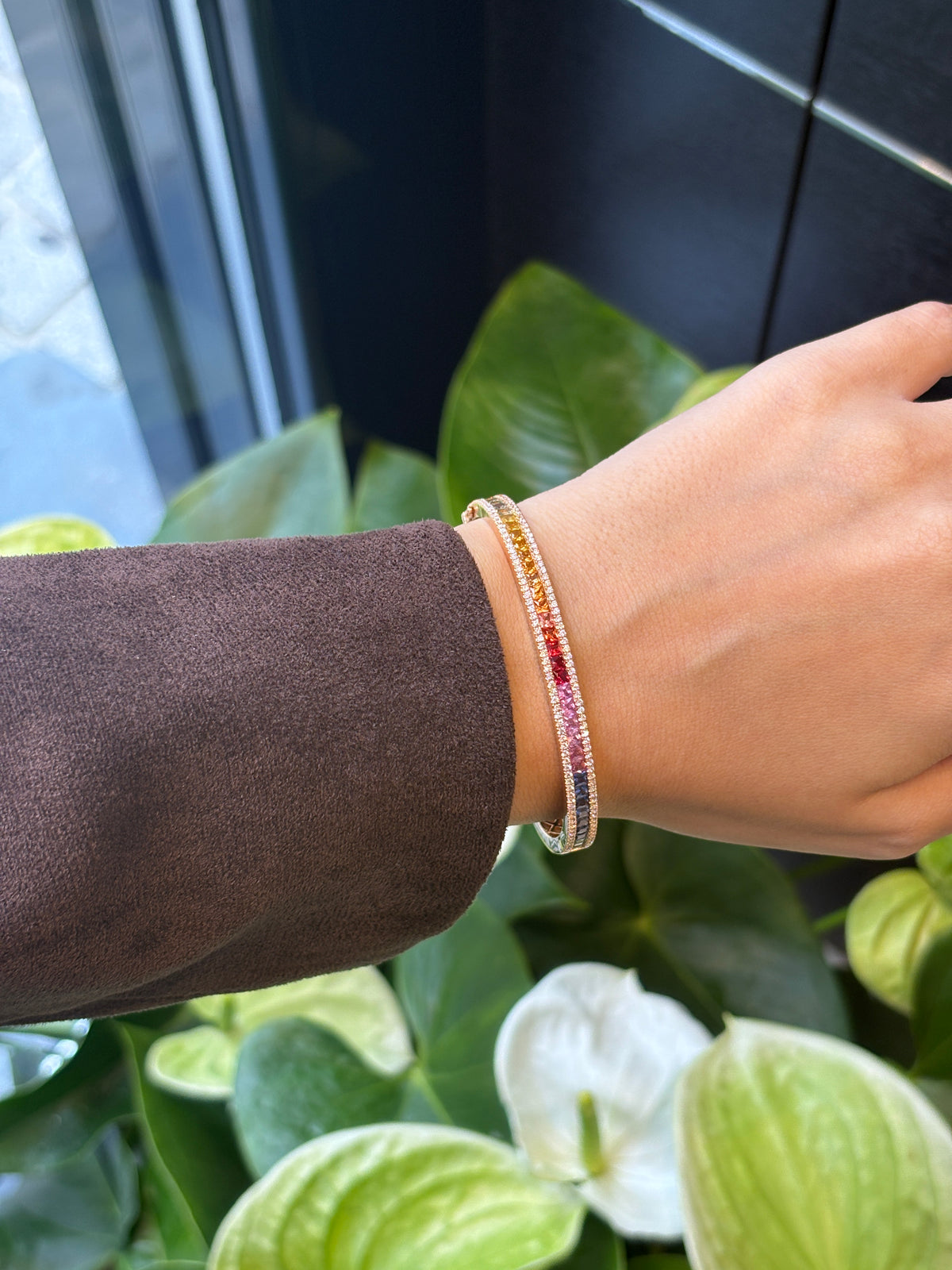 Rainbow Bagio Bangle