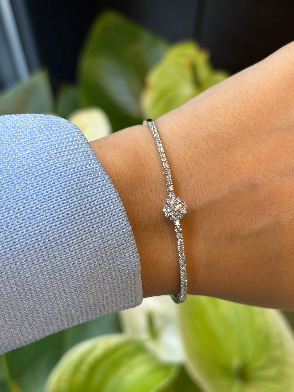 Flexible Diamond Bracelet