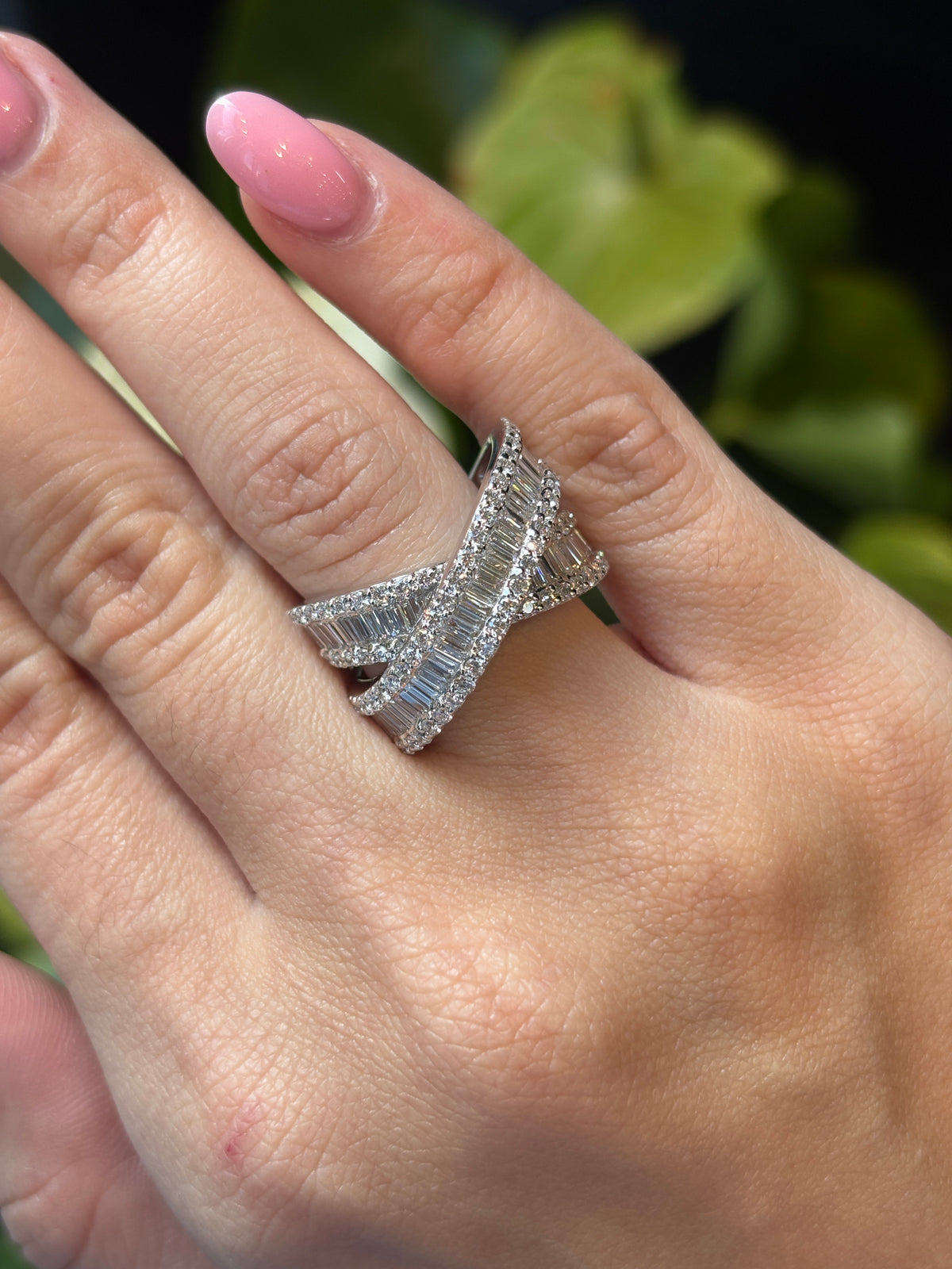 The Interlace Diamond Ring