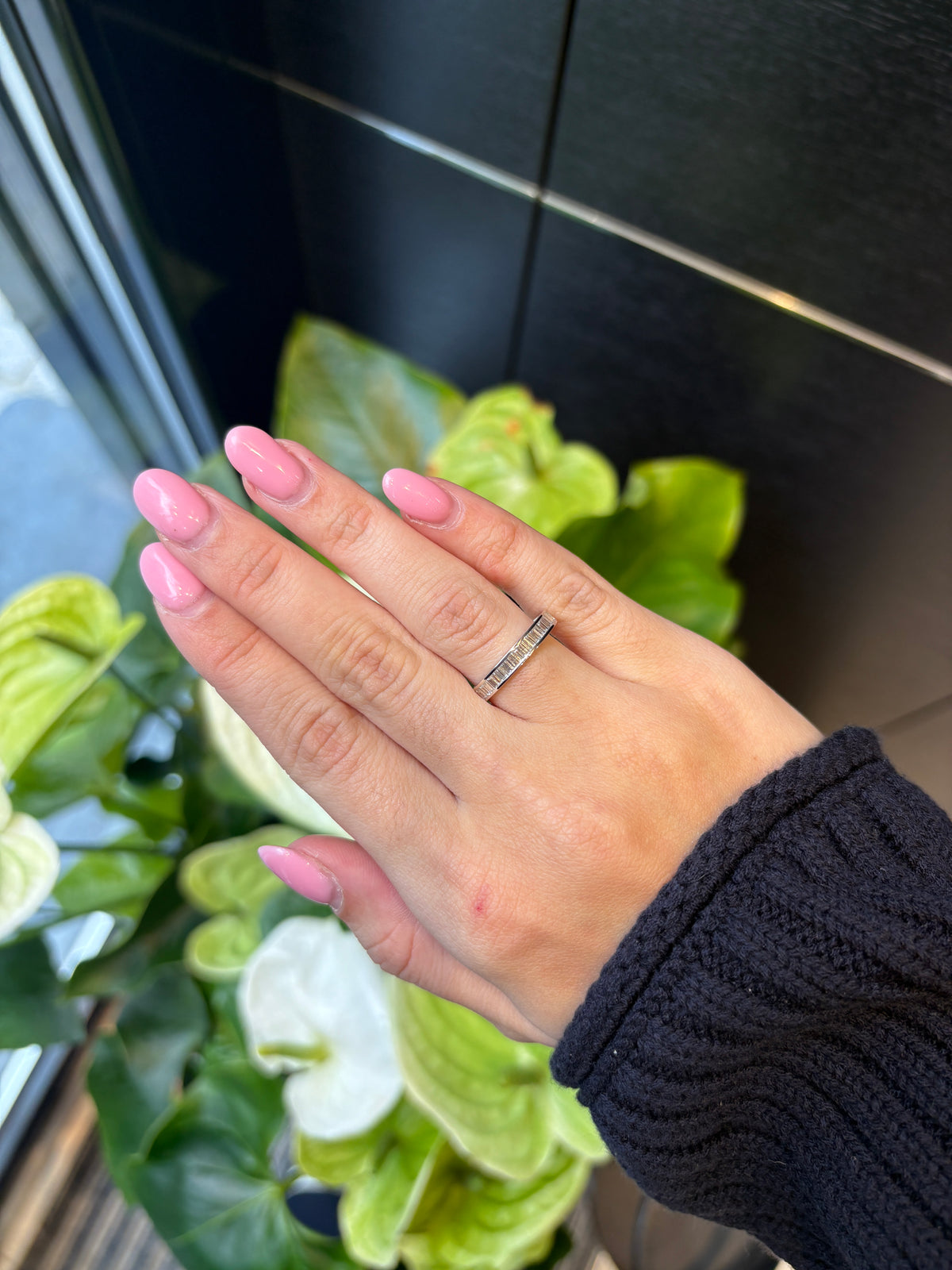 Baguette Channel Diamond Ring