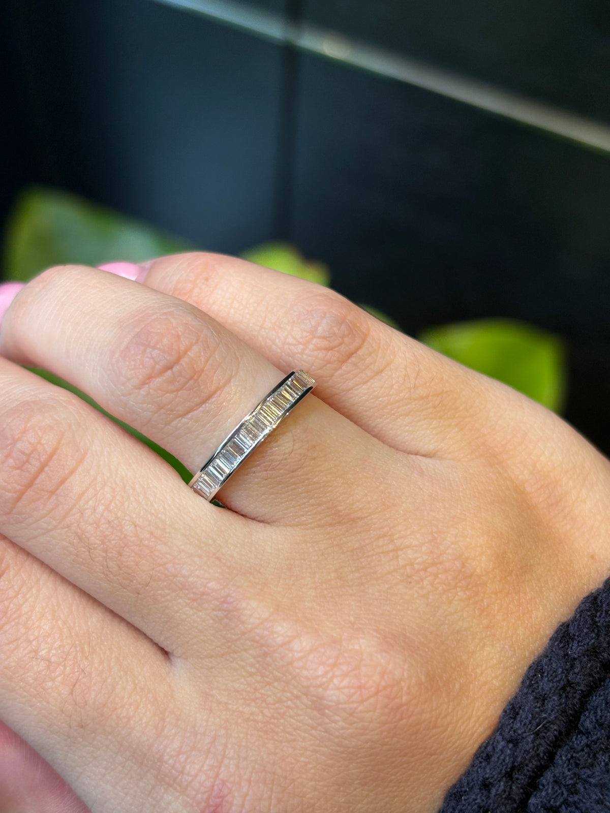 Baguette Channel Diamond Ring