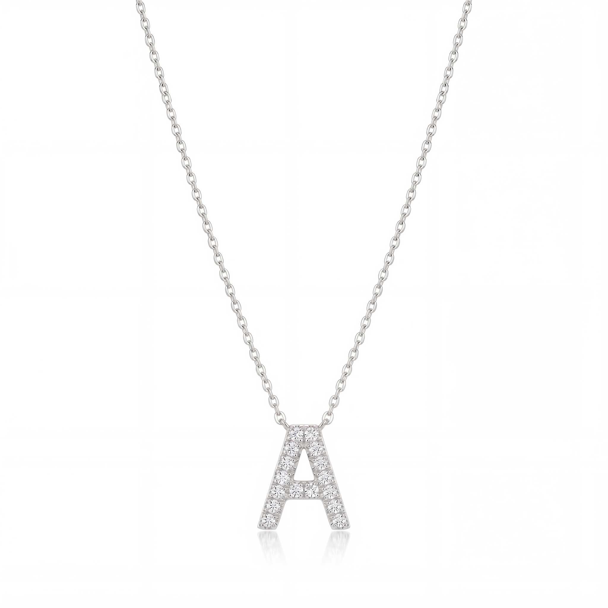 Mini Initial Pendant Necklace