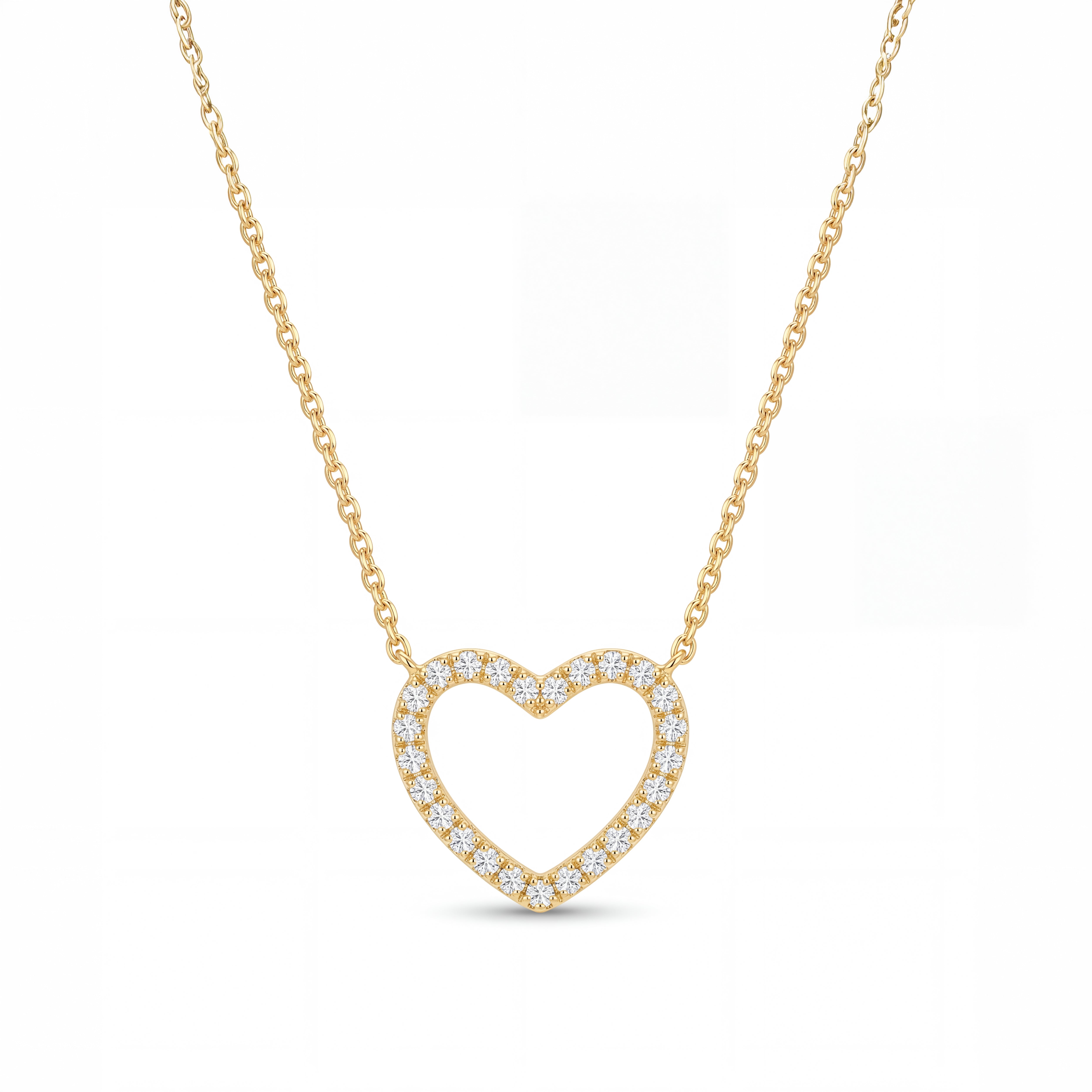 Open Heart Necklace