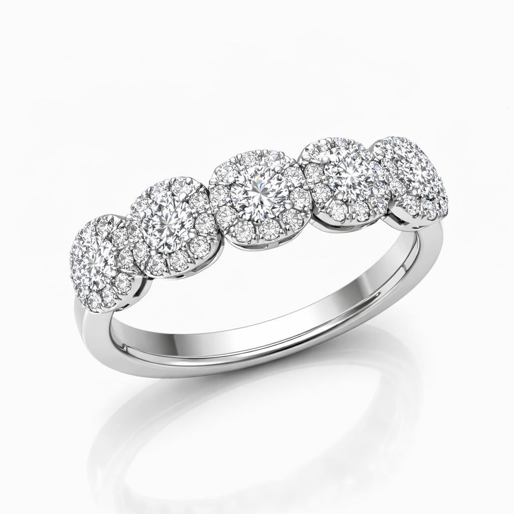 Small Five star ring