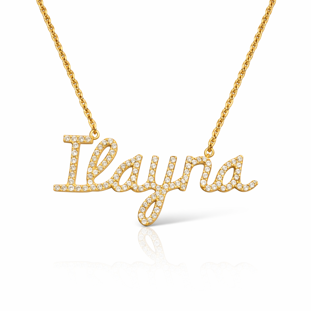 Big Script Name Necklace