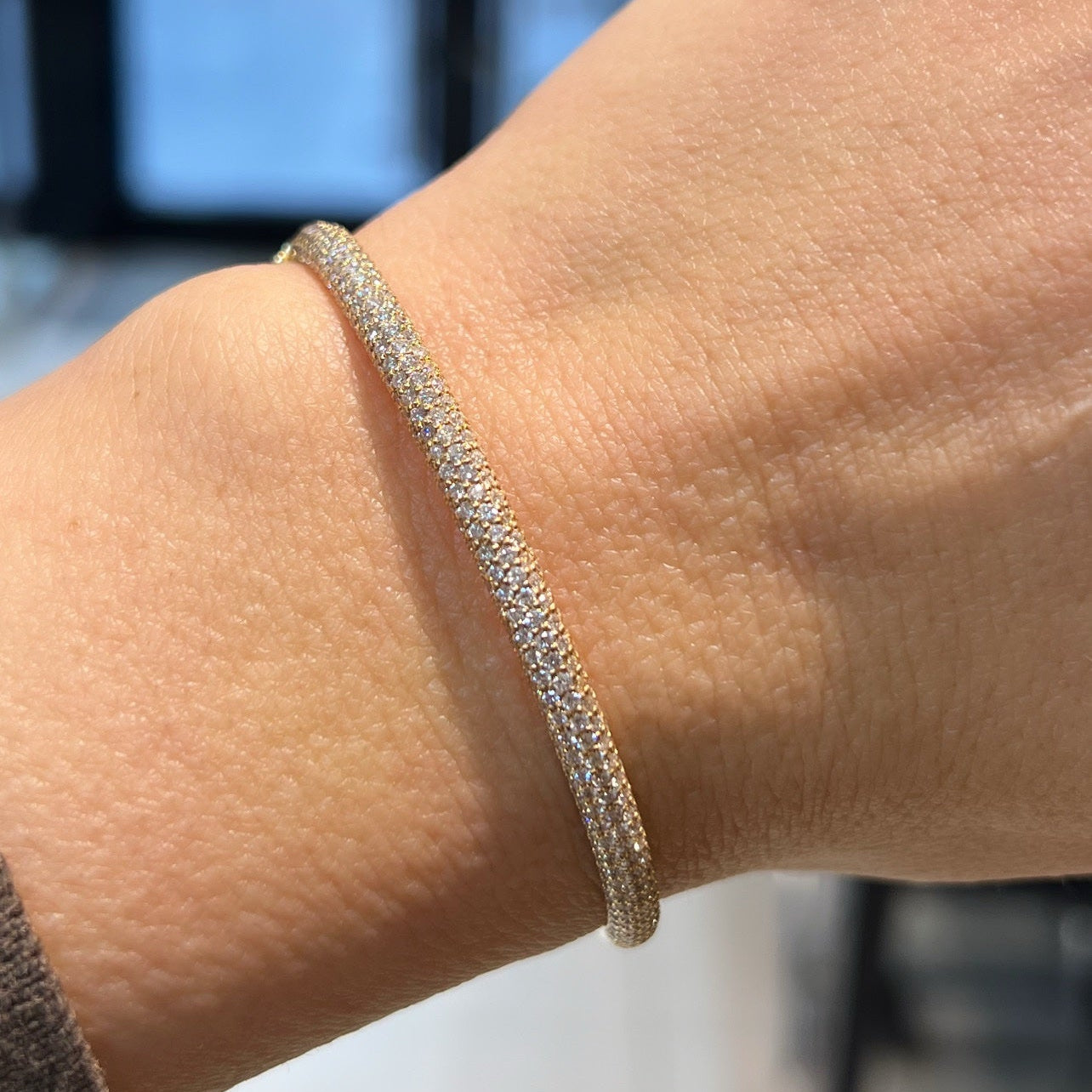 Carat Pave Bangle