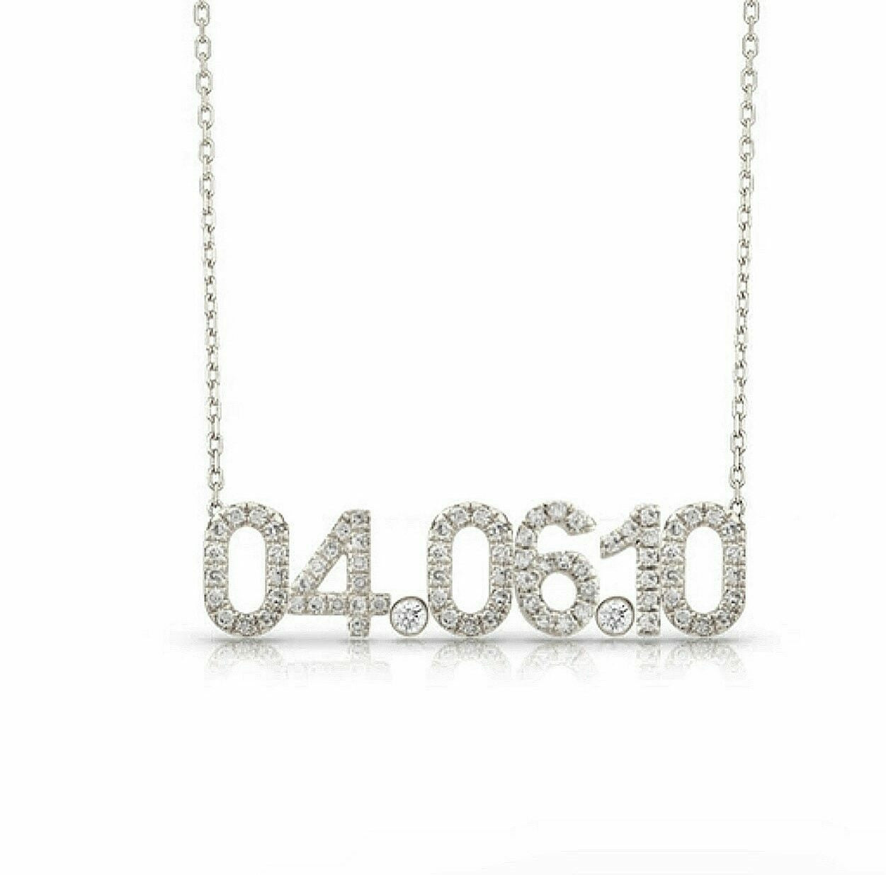 My Date Plate Necklace