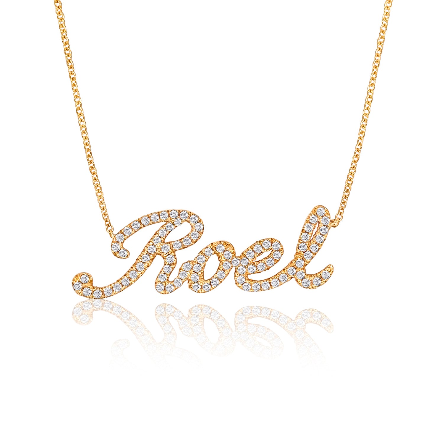 Chunky Name Plate Necklace