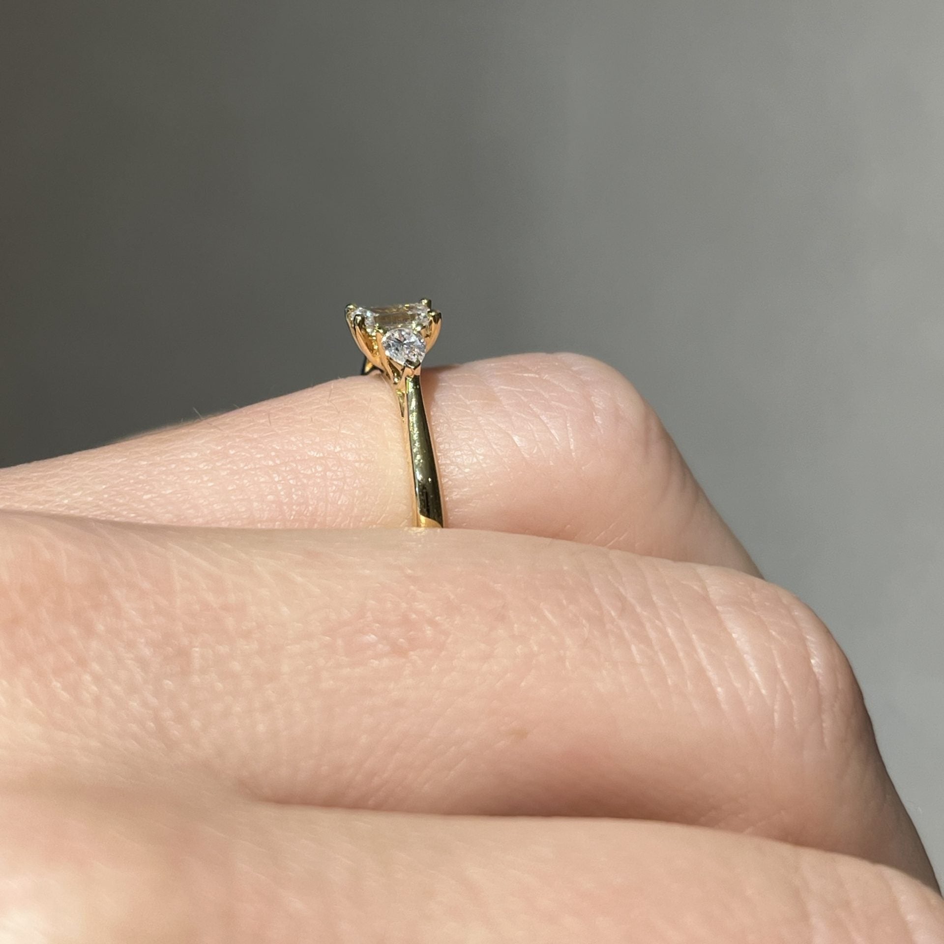 Trope Emerald Trilogy Pearshape Ring