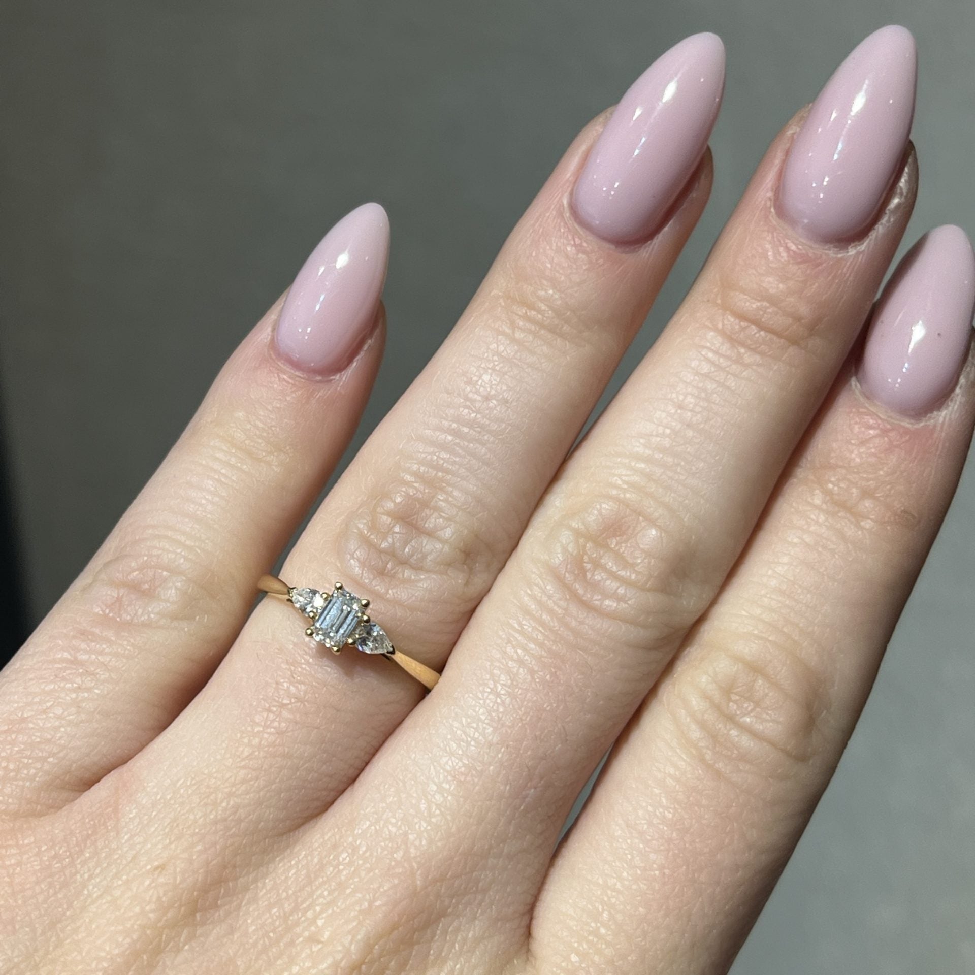 Trope Emerald Trilogy Pearshape Ring